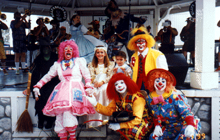 Dorothy and the Clowns